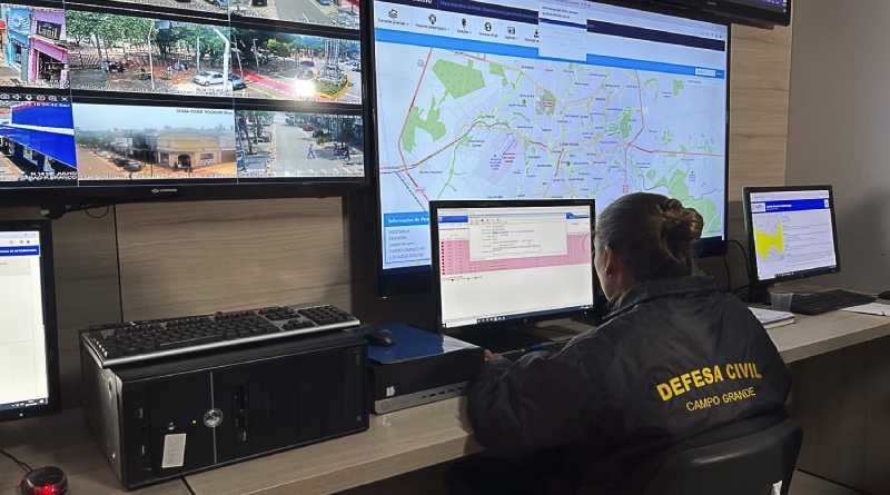 Defesa Civil emite Alerta Laranja de risco de tempestade para Campo Grande